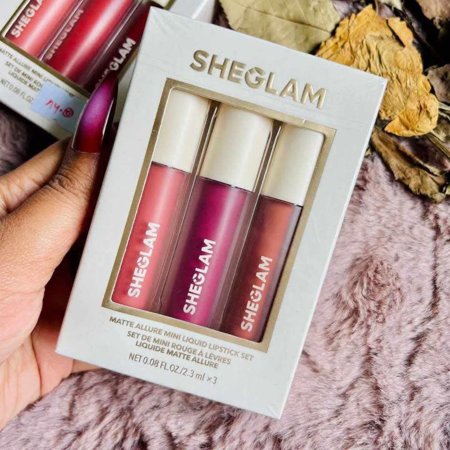SHEGLAM Matte Allure Mini Liquid Lipstick Set
