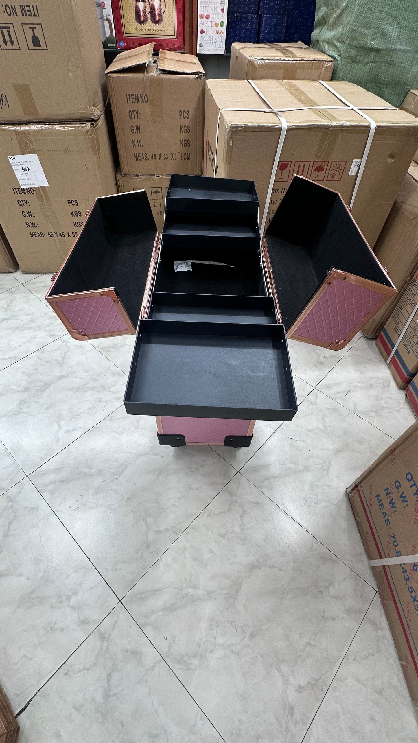 Trolley Beauty Box For professional Performance (SIZE XXL)