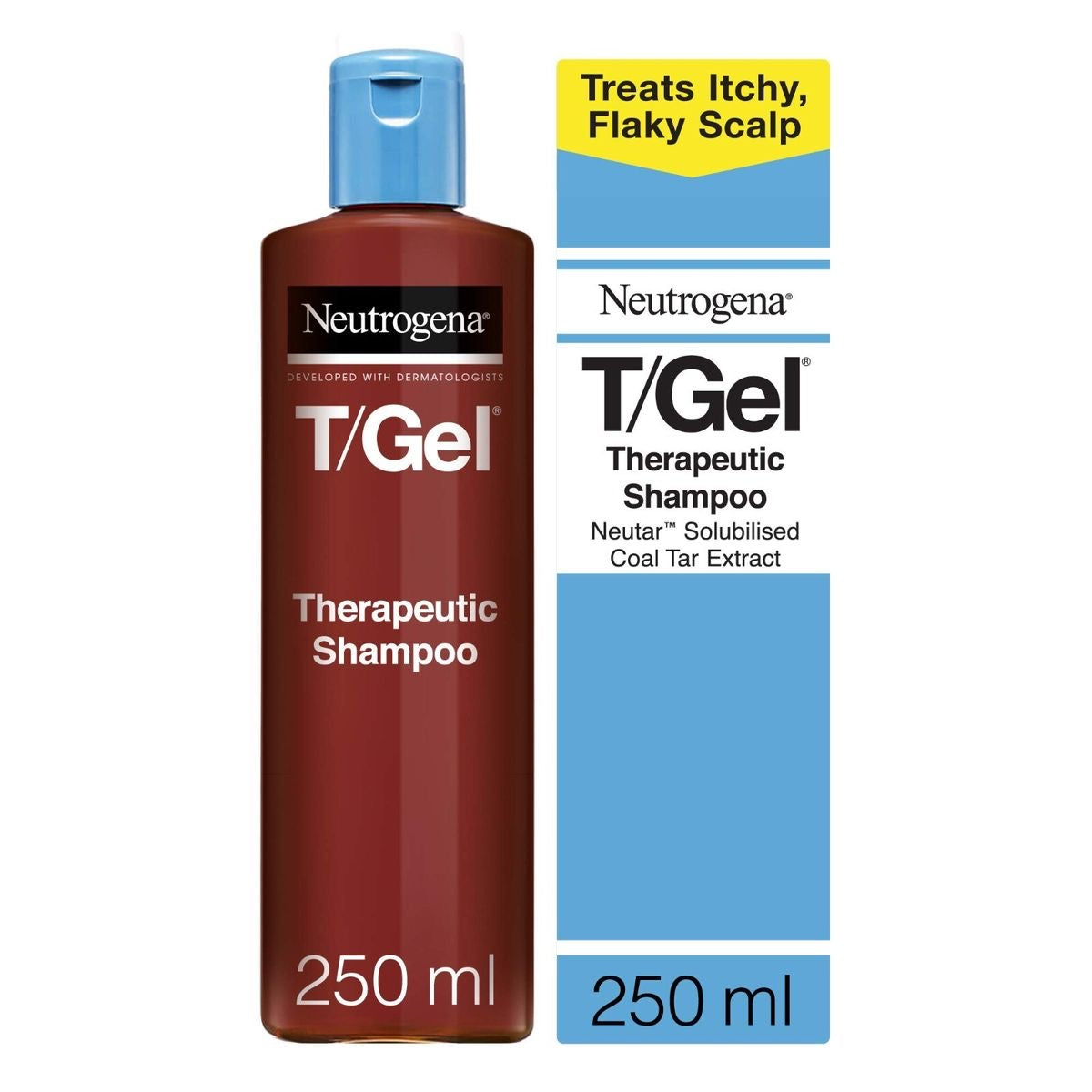 Neutrogena T/Gel Therapeutic Shampoo โ For Scalp Psoriasis, Dandruff & Seborrheic Dermatitis
