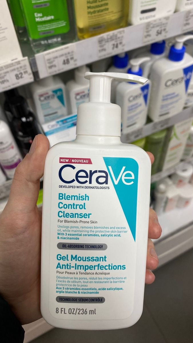CeraVe Blemish Control Cleanser (236ml) โ For Blemish-Prone Skin
