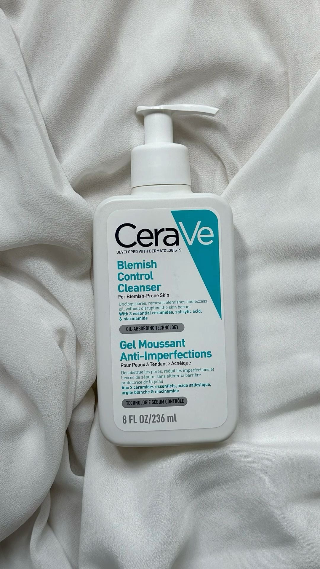 CeraVe Blemish Control Cleanser (236ml) โ For Blemish-Prone Skin