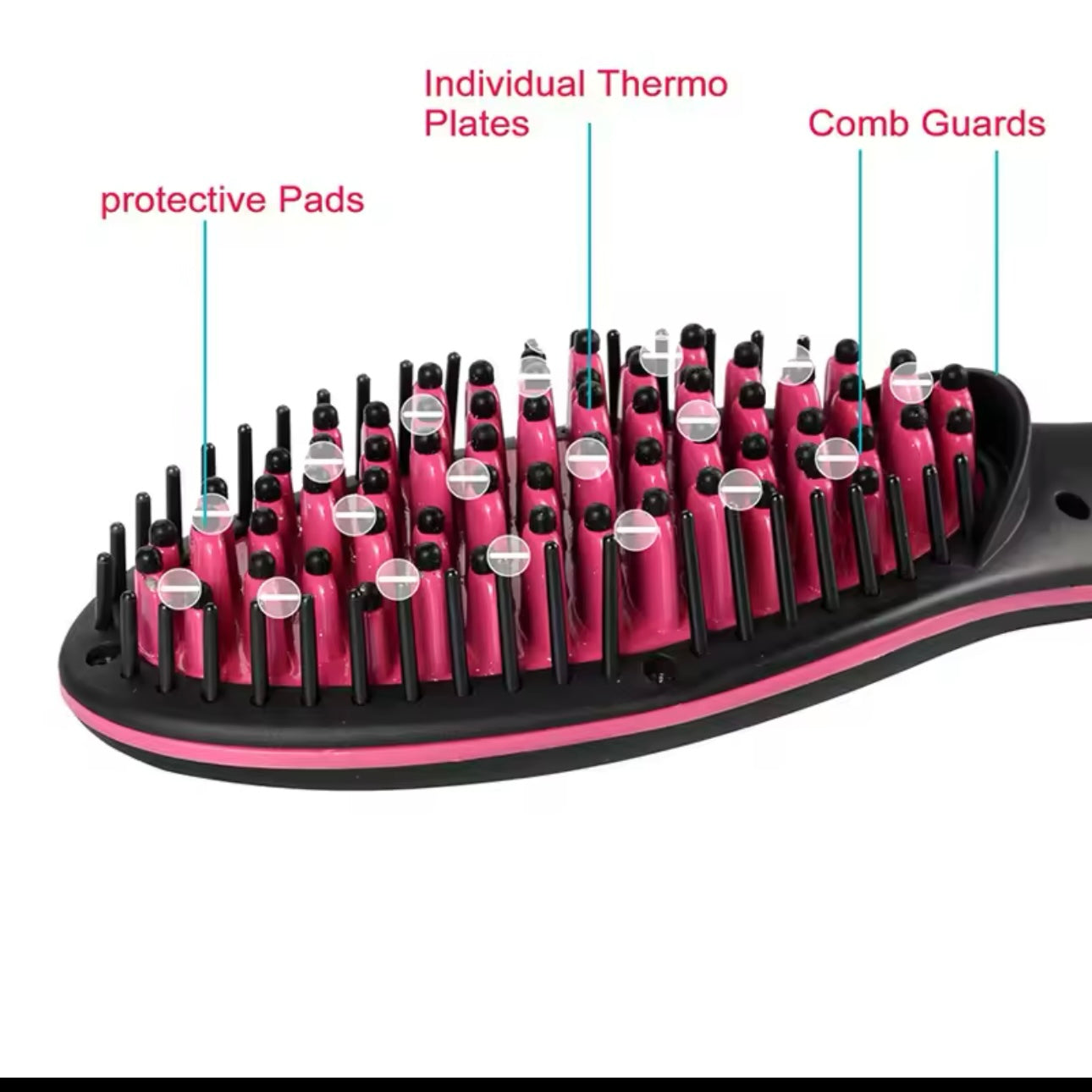 Electric Heating Professional Comb-Electric Hair Brush Straightener