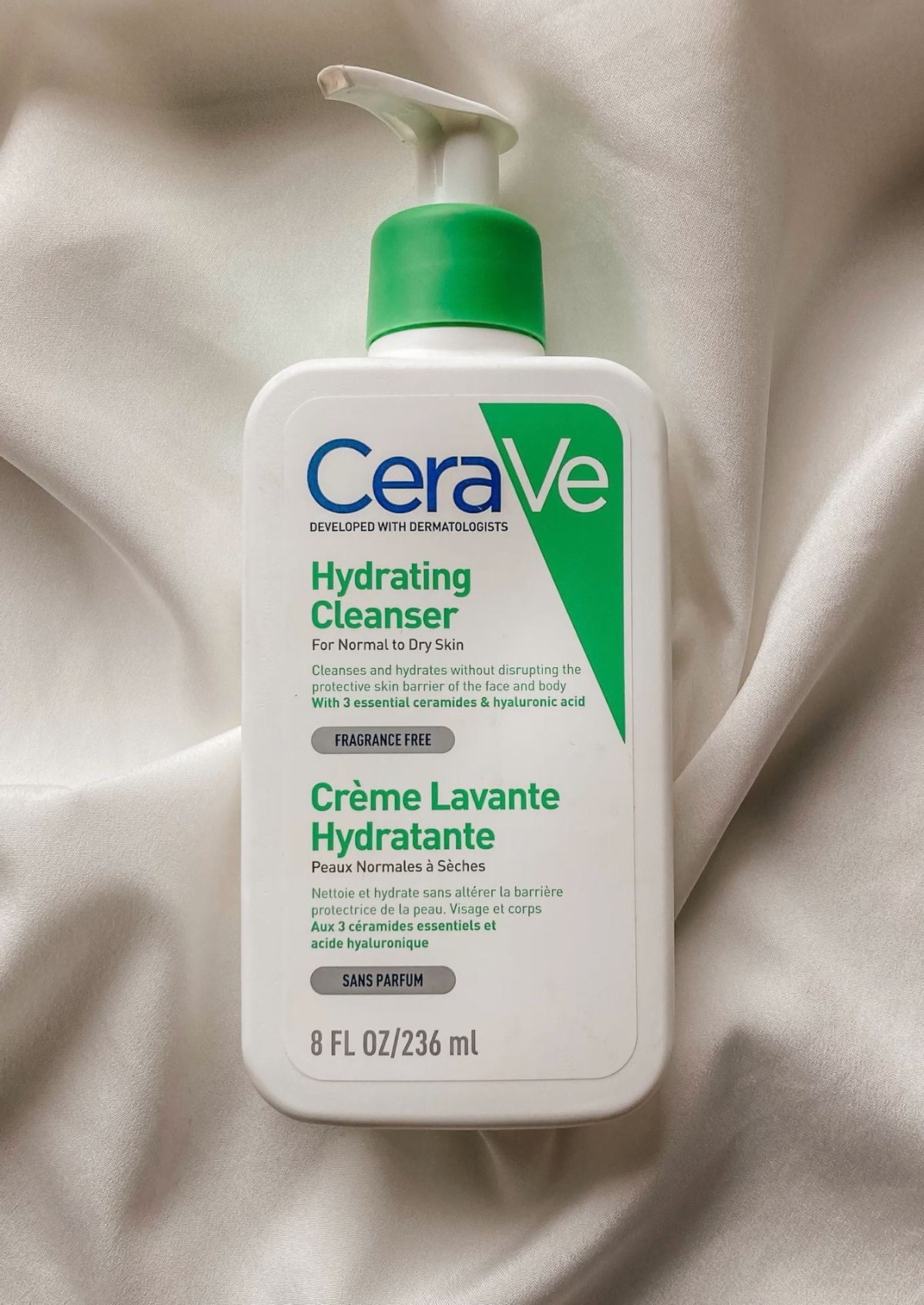 CeraVe Hydrating Cleanser (236ml) โ For Normal to Dry Skin