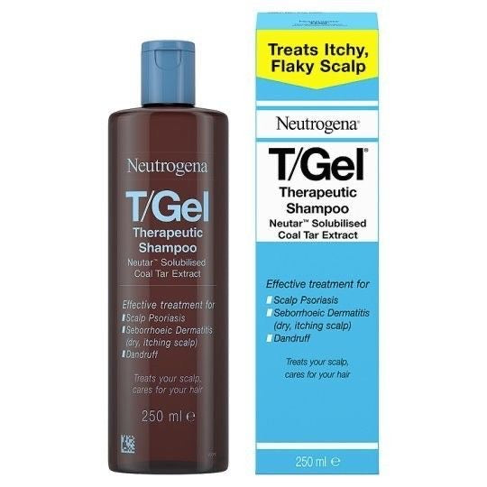 Neutrogena T/Gel Therapeutic Shampoo โ For Scalp Psoriasis, Dandruff & Seborrheic Dermatitis