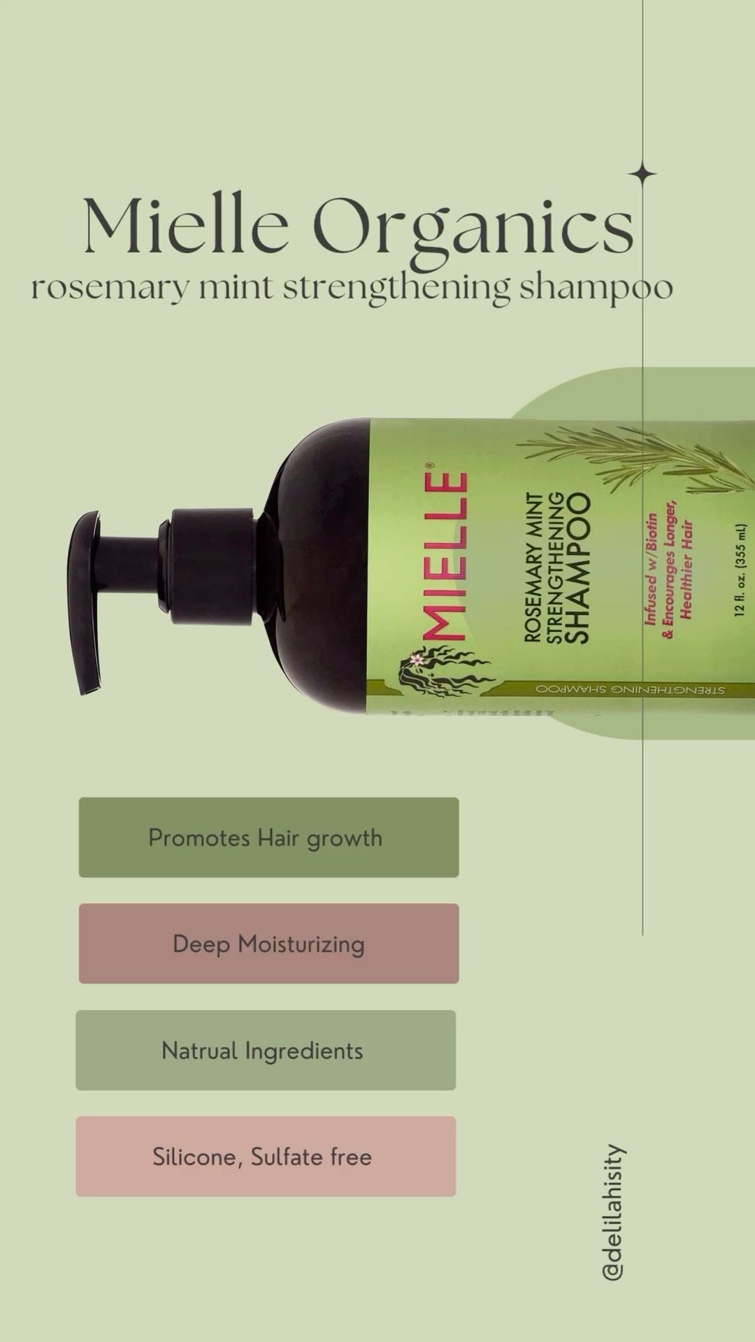MIELLE ROSEMARY MINT SHAMPOO