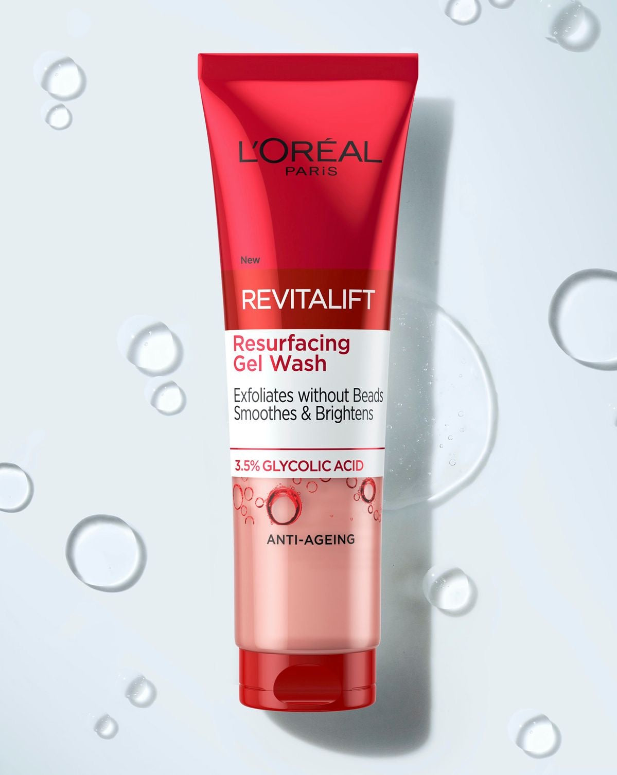 LโOrรฉal Paris Revitalift Resurfacing Gel Wash โ Anti-Ageing Cleanser