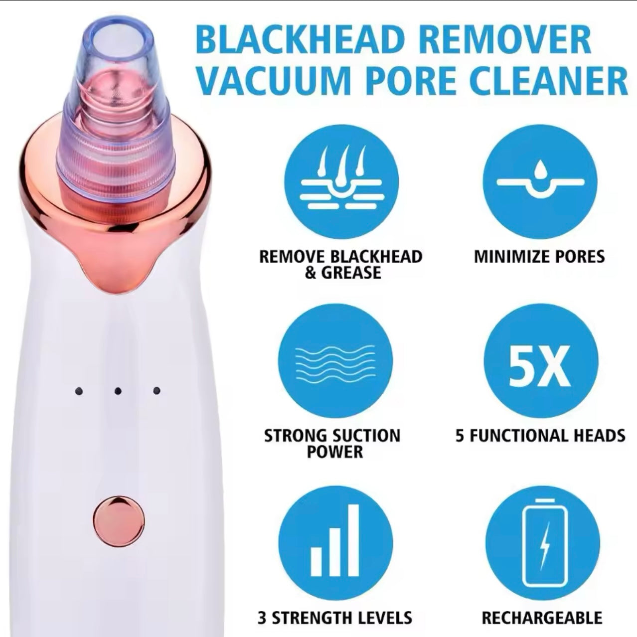 Blackhead Remover Machine- Rechargeable