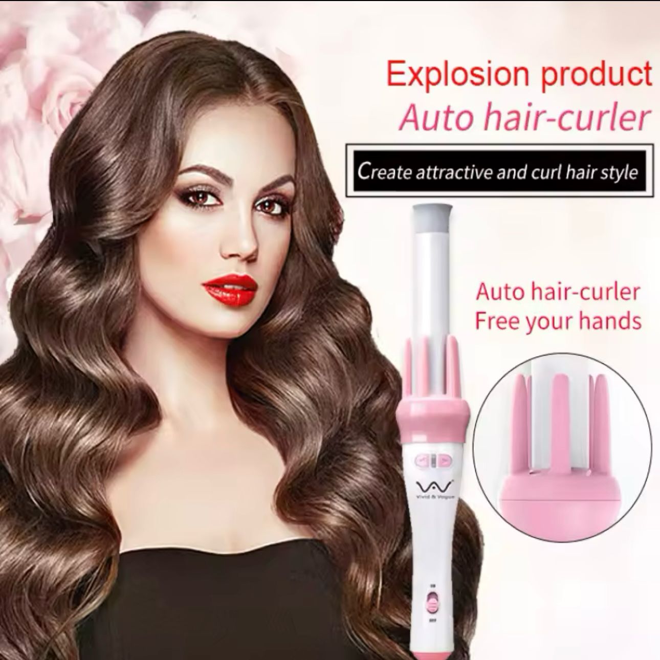 Vivid & Vogue Automatic Hair Curling Machine-Auto Hair Curler