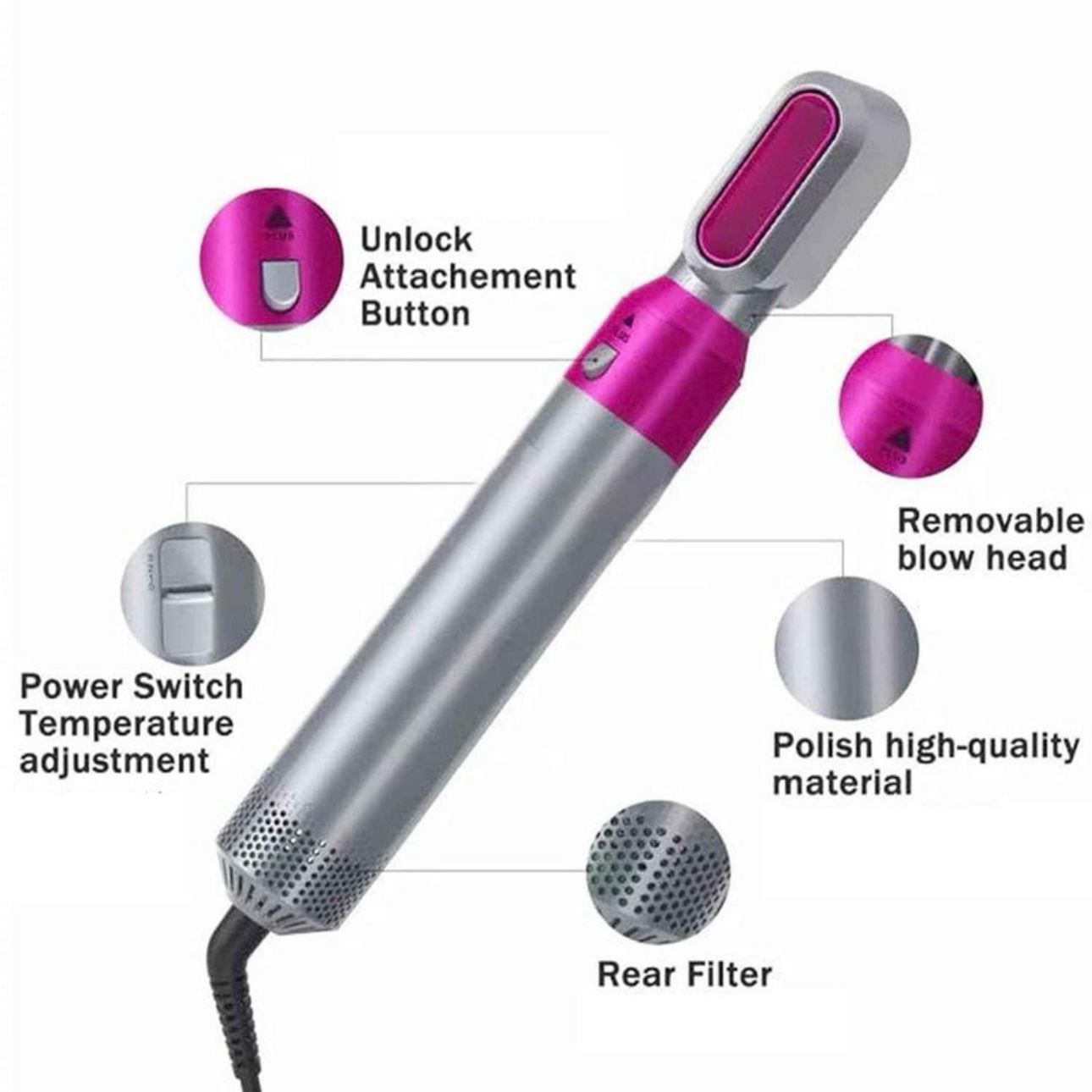 5 in 1 Styler- Automated Hair Styling tool 5 in 1