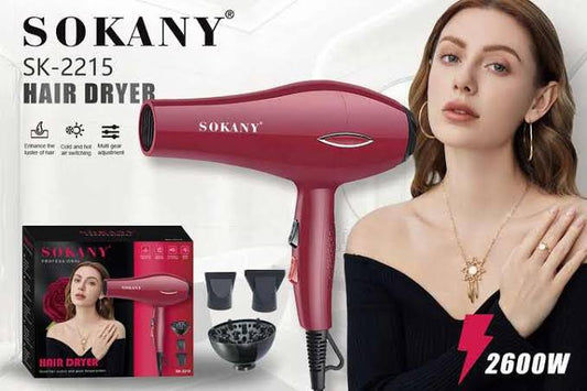 Sokany Professional Hair Dryer – Model SK2215