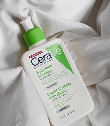 CeraVe Hydrating Cleanser (236ml) – For Normal to Dry Skin