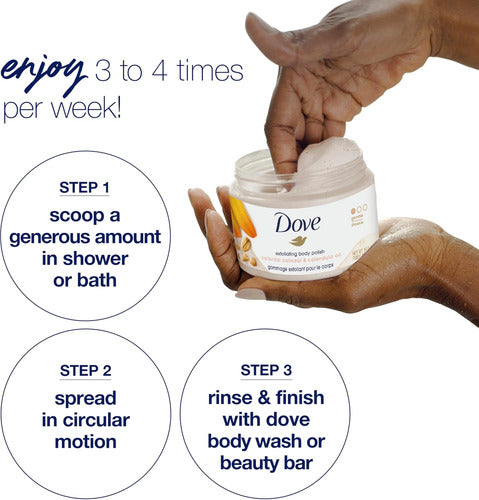 Dove Exfoliating Body Scrub – Gently Smooths & Nourishes Skin