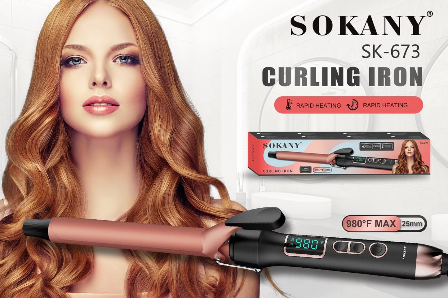 Sokany Hair Curler | Best price In Bangladesh