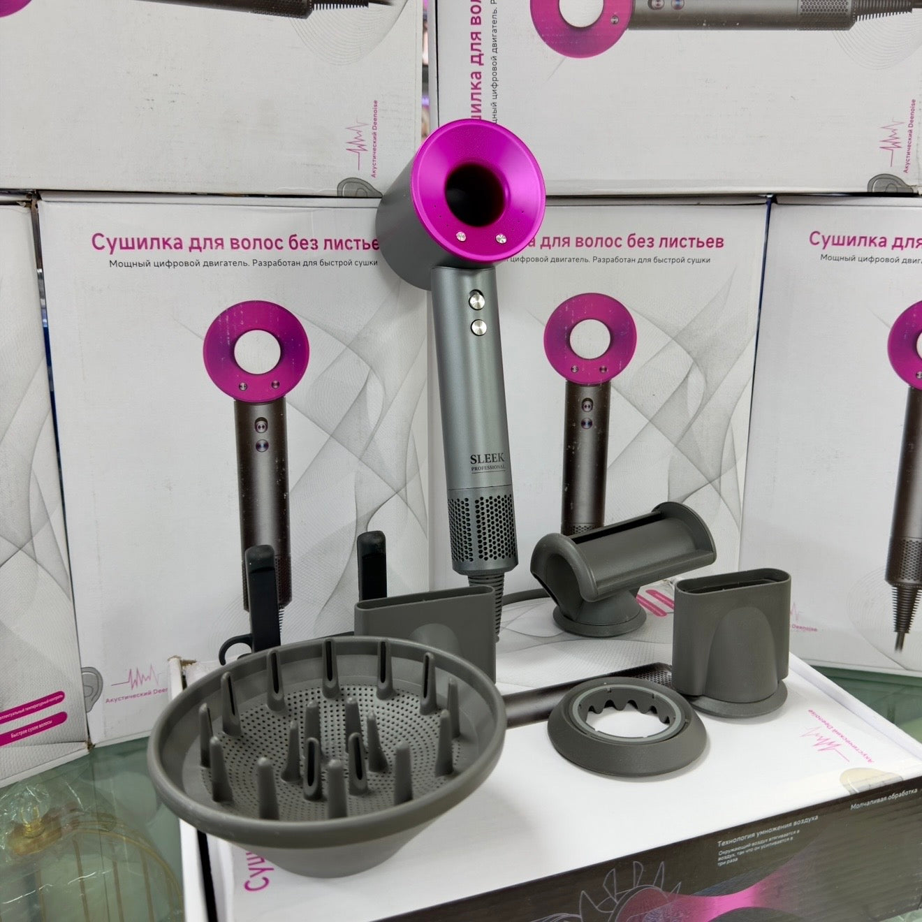 Sleek Professional 5 Nozzle Blow Dryer | Best Price in Bangladesh.
