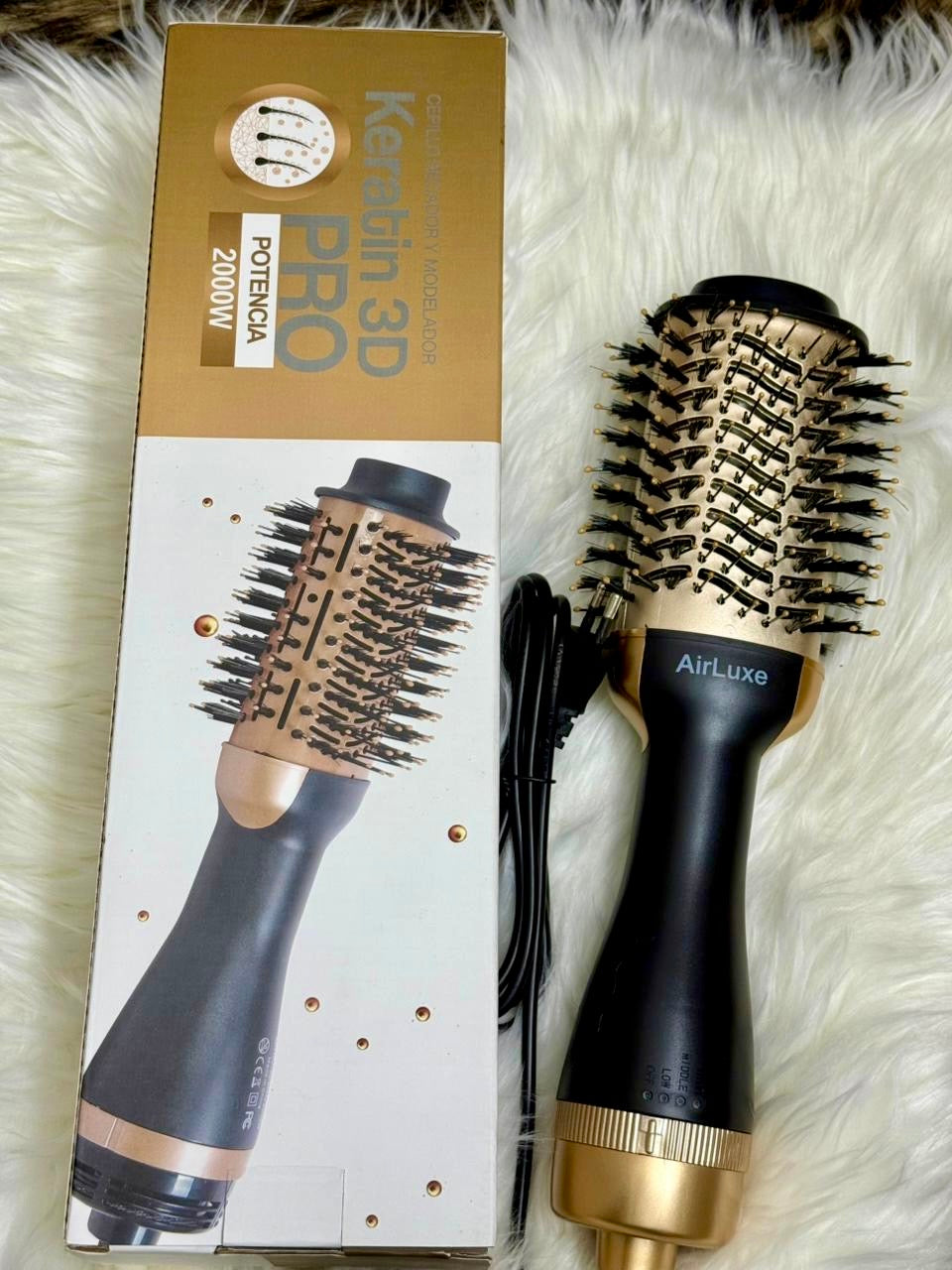 AirLuxe Professional Hair Volumizer- 4 in 1 Hot Air Brush
