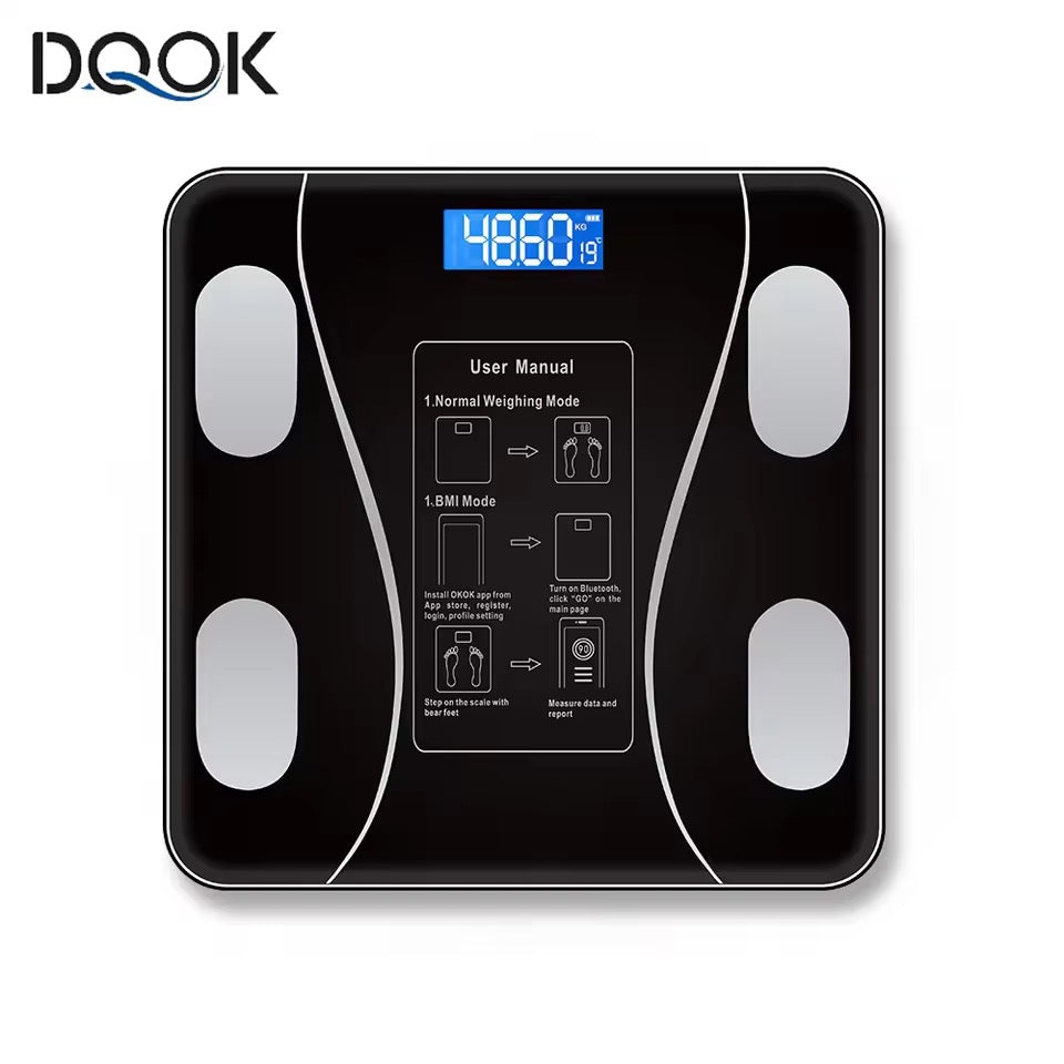 Smart Intelligent weight scale-wireless connection, with LCD display