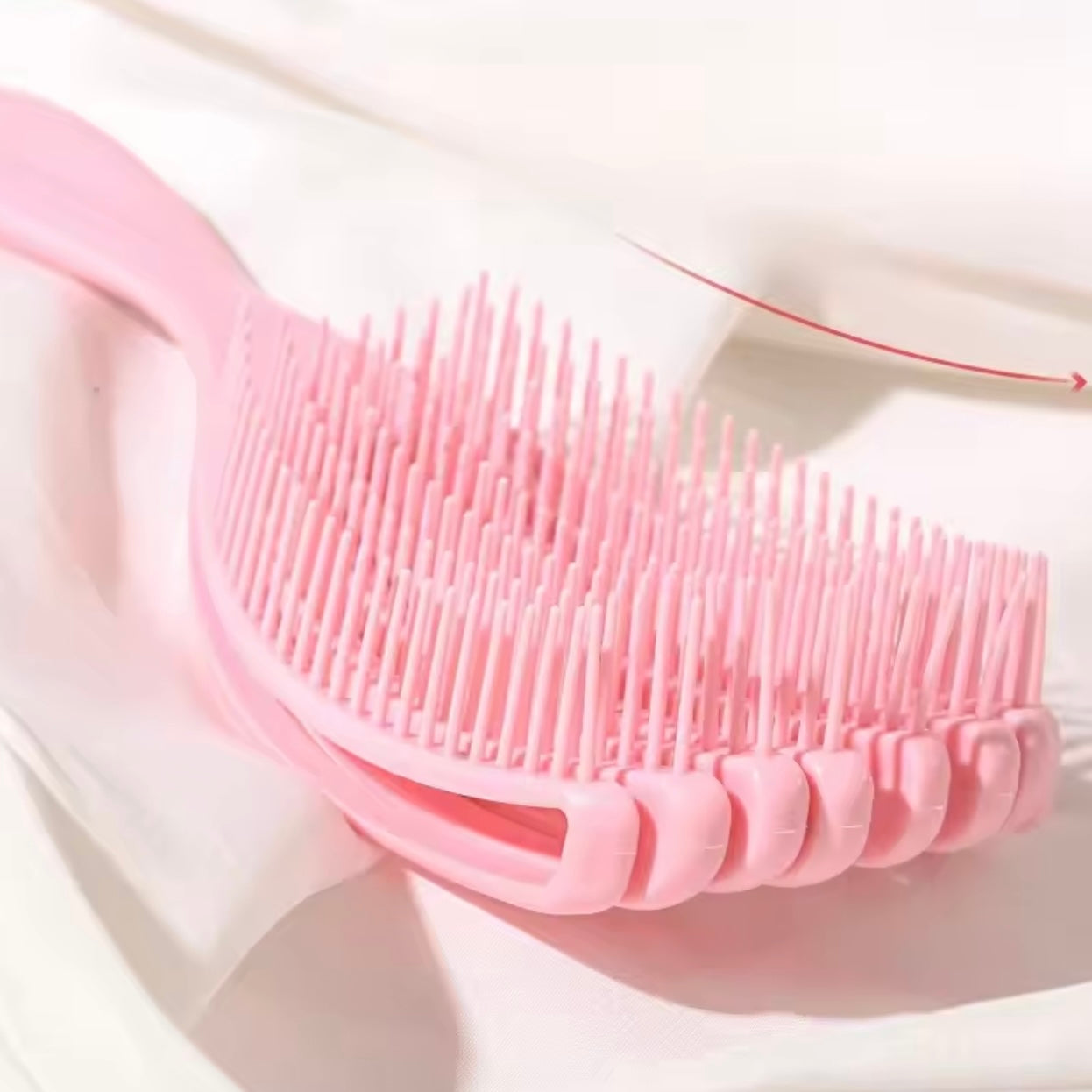 Hollowing Innovative Hair Brush Floppy Scalp Massage Brush