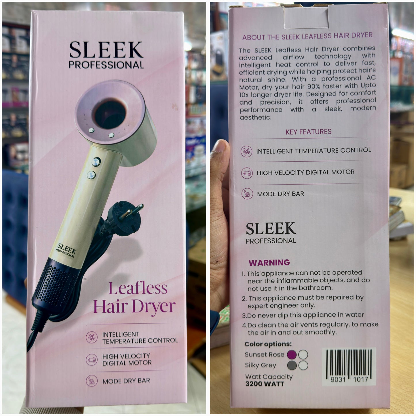 SLEEK PROFESSIONAL HAIR DRYER ®