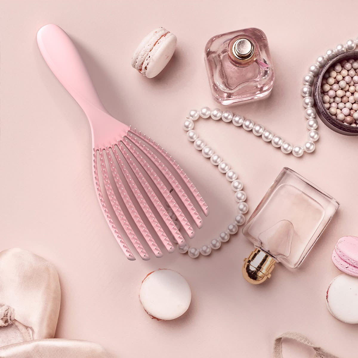 Hollowing Innovative Hair Brush Floppy Scalp Massage Brush