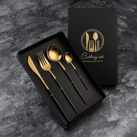 4-Piece Premium Cutlery Set with Gift Box