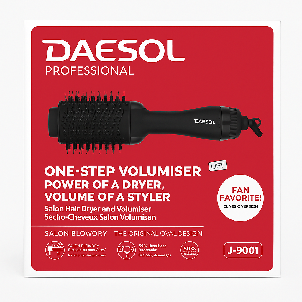 REVLON Quality- DAESOL Branded Volumizer with 2 Aluminum Heads