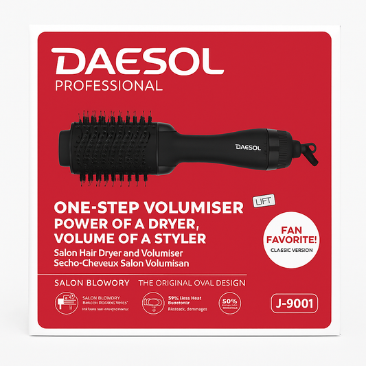 REVLON Quality- DAESOL Branded Volumizer with 2 Aluminum Heads