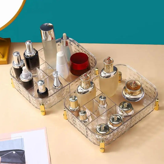 Cosmetics/ Makeup Carrier Organizer- Cosmetics Holding Tray for Vanity